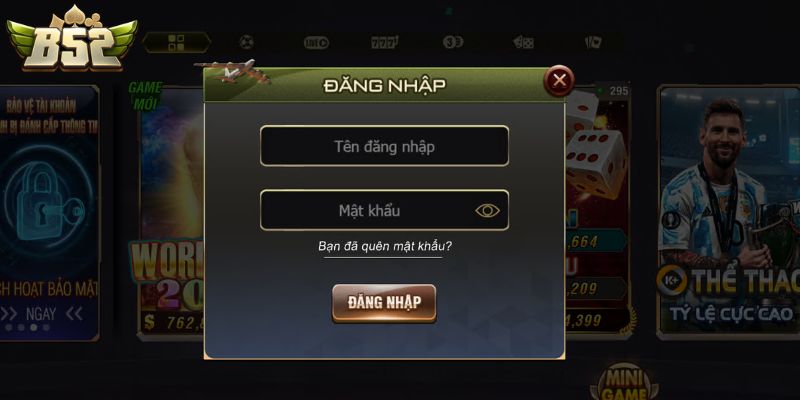 Hướng dẫn đăng nhập B52 chi tiết, nhanh chóng