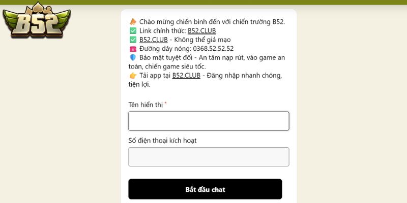 Liên Hệ B52 – Cập Nhật Các Kênh Hỗ Trợ Nhanh Chóng 24/7 Mẹo để liên hệ B52 nhanh chóng, hiệu quả