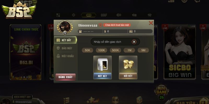 Quy trình tham gia sảnh Live Casino B52 đơn giản